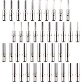 JRready ST6257 DTP Solid Barrel Size 12 Contacts DTP Connector Terminal KIT 20 PCS Male Pins 0460-204-12141 and 20 PCS Female Sockets 0462-203-12141 for Wire Size 12 to 14 awg in Kuwait