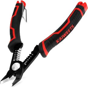 KAIWEETS Wire Cutters 6-Inch Flush Pliers with Supplementary Stripping, Cutting Pliers, Handy and Slim Diagonal Cutters, Sharp Snip in Saudi Arabia