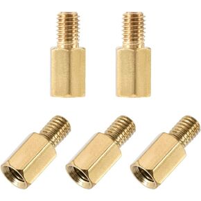 Uxcell M5x30mm + 7 مم ذكر-أنثى نحاس سداسي PCB اللوحة الأم فاصل المواجهة لطائرة بدون طيار FPV كوادكوبتر، الكمبيوتر ولوحة دوائر كهربائية 5 قطعة in Kuwait