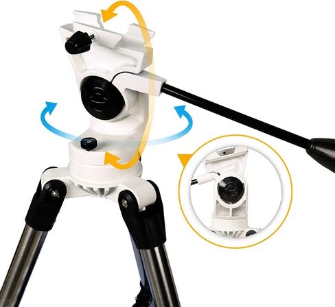 Gskyer Telescope, Telescopes for Adults, 80mm AZ Space Astronomical Refractor Telescope Kids, Adults Astronomy, German Technology Scope in Saudi Arabia