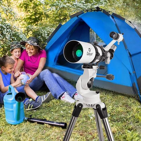 Gskyer Telescope, Telescopes for Adults, 80mm AZ Space Astronomical Refractor Telescope Kids, Adults Astronomy, German Technology Scope in Saudi Arabia
