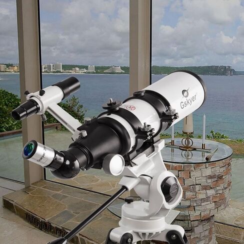 Gskyer Telescope, Telescopes for Adults, 80mm AZ Space Astronomical Refractor Telescope Kids, Adults Astronomy, German Technology Scope in Saudi Arabia
