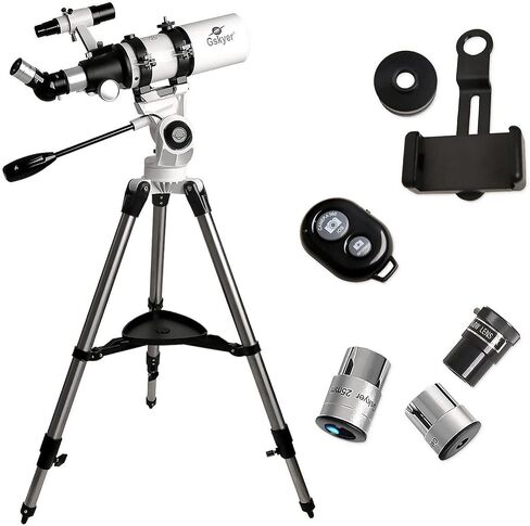 Gskyer Telescope, Telescopes for Adults, 80mm AZ Space Astronomical Refractor Telescope Kids, Adults Astronomy, German Technology Scope in Saudi Arabia