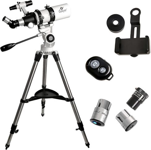 Gskyer Telescope, Telescopes for Adults, 80mm AZ Space Astronomical Refractor Telescope Kids, Adults Astronomy, German Technology Scope in Saudi Arabia