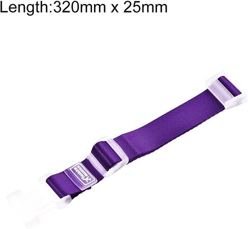 uxcell Add a Bag Luggage Straps, Adjustable Suitcase Connect Belts with Buckle, Nylon Travel Packing Accessories 300x25mm, Pink 3Pcs in Saudi Arabia