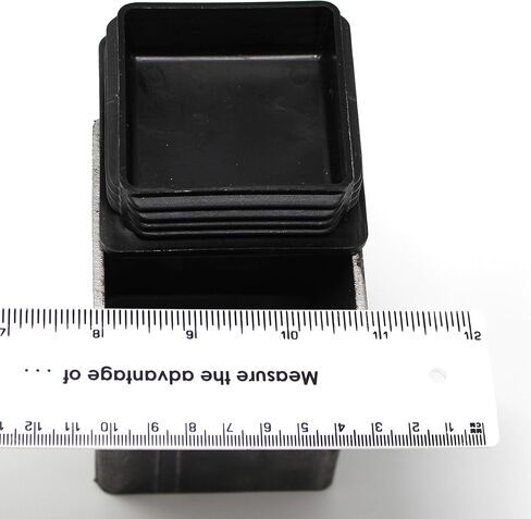 3" Square Tubing Heavy Duty Plastic Plug End Cap Insert 3x3 8-14 Tube Pipe Post (1) in Saudi Arabia