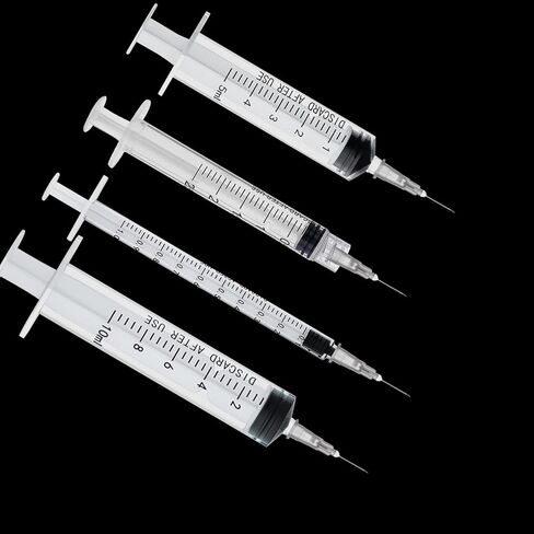 أدوات مختبر Luer Lock 27 جرام 1/2 بوصة 13 مم، 100 حزمة ملفوفة بشكل فردي (27 جرامًا) in Kuwait