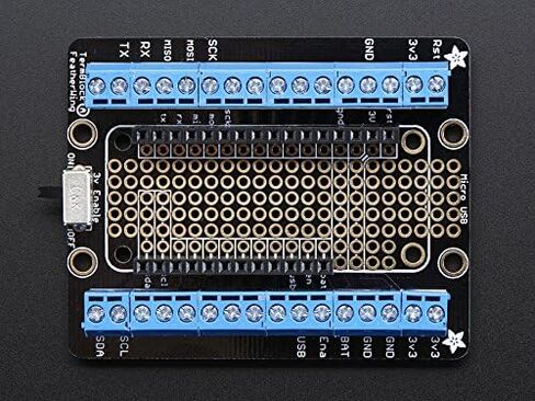 Adafruit مجمعة محطة كتلة اندلاع FeatherWing لجميع الريش 2926 in Saudi Arabia