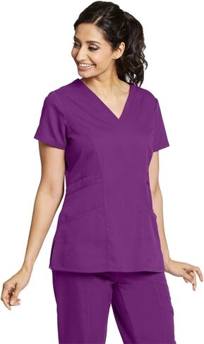 BARCO Grey's Anatomy Women's Mia Top, V-Neck Medical Scrub Top w/ 3 Pockets & Princess Seaming in Saudi Arabia