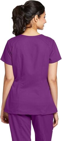 BARCO Grey's Anatomy Women's Mia Top, V-Neck Medical Scrub Top w/ 3 Pockets & Princess Seaming in Saudi Arabia