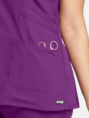 BARCO Grey's Anatomy Women's Mia Top, V-Neck Medical Scrub Top w/ 3 Pockets & Princess Seaming in Saudi Arabia