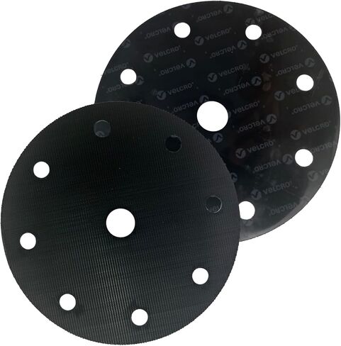 6 Inch PSA to Hook & Loop Conversion Pads 3-Pack No Hole | Pressure Sensitive Adhesive, Replacement Backing Pad, Peel and Stick, Compatible with Hook & Loop Sandpaper in Saudi Arabia