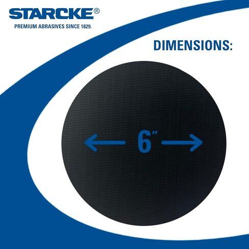 6 Inch PSA to Hook & Loop Conversion Pads 3-Pack No Hole | Pressure Sensitive Adhesive, Replacement Backing Pad, Peel and Stick, Compatible with Hook & Loop Sandpaper in Saudi Arabia
