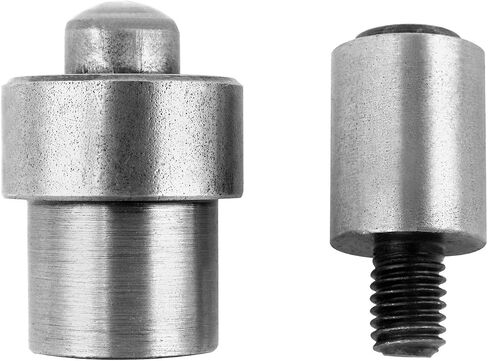 QWORK 3/8" Metal Grommet Die Mold, Heavy Duty Top Die and Bottom Die Set Eyelet Buckle Mold for Hand Press Grommet Machine in Saudi Arabia