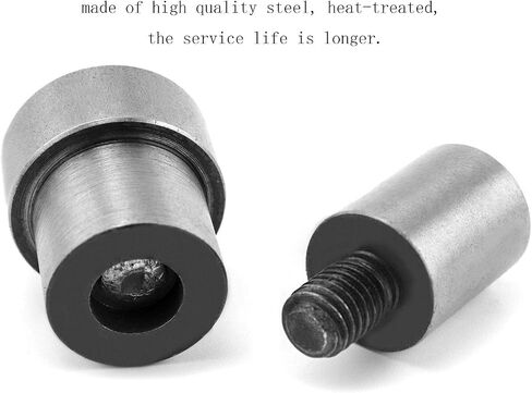 QWORK 3/8" Metal Grommet Die Mold, Heavy Duty Top Die and Bottom Die Set Eyelet Buckle Mold for Hand Press Grommet Machine in Saudi Arabia