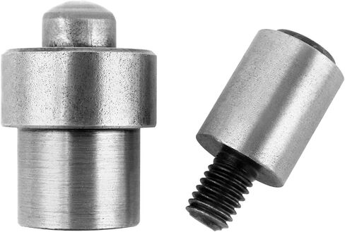 QWORK 3/8" Metal Grommet Die Mold, Heavy Duty Top Die and Bottom Die Set Eyelet Buckle Mold for Hand Press Grommet Machine in Saudi Arabia