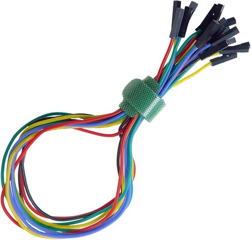 Goupchn SMD IC اختبار هوك كليب 12 قطعة مع أسلاك توصيل معززة من السيليكون موصلات اختبار عدة للاختبار الكهربائي 6 ألوان in Saudi Arabia