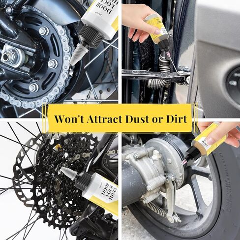 مجموعة زيوت تشحيم لمفصلات الباب | مجموعة ابرة 4 اونصة + 1 اونصة، زيت تشحيم مفصل الباب المطور، زيت تشحيم طويل الامد للابواب والمفصلات والقفل والادوات والدراجات من كيو سي شيب in Kuwait