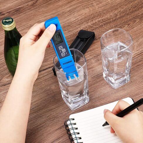 VIVOSUN TDS Tester 3-in-1 TDS EC & Temperature Meter Ultrahigh Accuracy Digital Water Quality TDS Tester (Blue) in Saudi Arabia