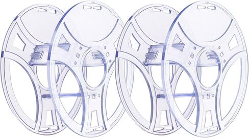 eSUN eSpool بكرة إعادة التعبئة قابلة للفصل، حامل خيوط مجوف قابل لإعادة التدوير من البولي كربونات، بكرة تخزين بديلة سهلة الإعداد وصديقة للبيئة، حزمة واحدة، 200 × 65 مم in Kuwait