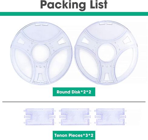 eSUN eSpool بكرة إعادة التعبئة قابلة للفصل، حامل خيوط مجوف قابل لإعادة التدوير من البولي كربونات، بكرة تخزين بديلة سهلة الإعداد وصديقة للبيئة، حزمة واحدة، 200 × 65 مم in Kuwait