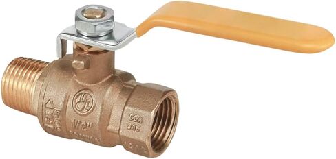 Midline Valve 822MF223-5 Premium Brass Full Port Ball Valve 1 in. FIP x MIP (5 Pack) in Kuwait