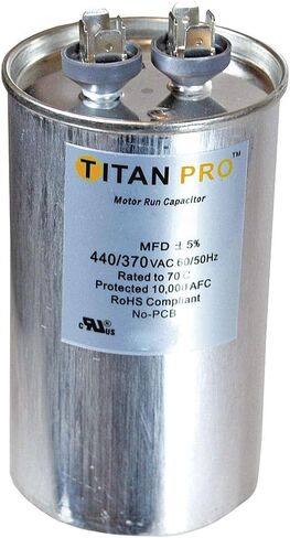 غطاء تشغيل مزدوج لمحرك TITAN PRO، 60/5 MFD، 370-440 فولت (TRCFD605) in Kuwait