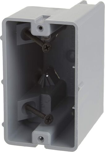 Southwire Southwire MSB1G One Gang Device Box with Depth Adjustable; Heavy Duty 42lb; Gray in Saudi Arabia
