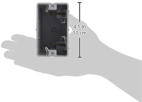 Southwire Southwire MSB1G One Gang Device Box with Depth Adjustable; Heavy Duty 42lb; Gray in Saudi Arabia