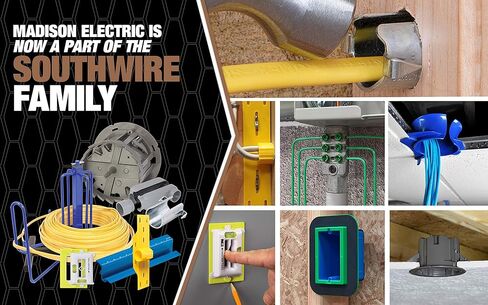 Southwire Southwire MSB1G One Gang Device Box with Depth Adjustable; Heavy Duty 42lb; Gray in Saudi Arabia