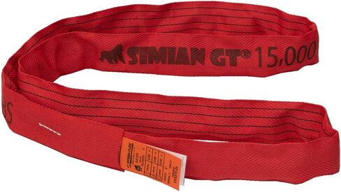 Simian GT 20 ft Red Endless Roundsling (15000 عمودي - 12000 قلادة - 30000 سلة) in Kuwait