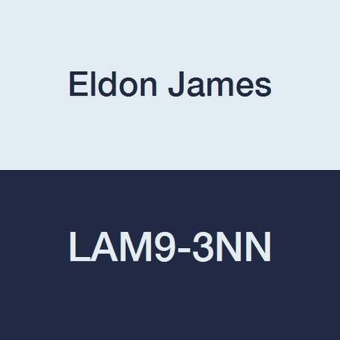 Eldon James LAM9-3NN نايلون طبيعي 90 درجة تركيب الكوع للذكور، 9/16-18 خيط UNF، لون الجوز الأبيض، 3/16 بوصة خرطوم بار (عبوة من 10) in Kuwait
