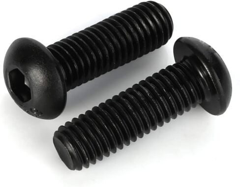 1/4-20 x 3/4" Button Head Socket Cap Screws, Allen Socket Drive, Alloy Steel Class 10.9, Fully Threaded, 100 PCS in Saudi Arabia