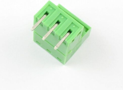 DBParts 10 مجموعات 3-Pin (3 القطب) 5.08 مللي متر الملعب الزاوية اليمنى المسمار محطة كتلة موصل PCB جبل DIY بها بنفسك in Saudi Arabia