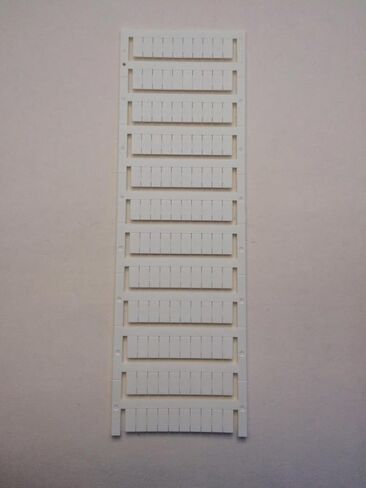 Dinkle TM27W DIN Rail Terminal Block Marking Tags for DK4 DK4N, Pack of 10 in Saudi Arabia