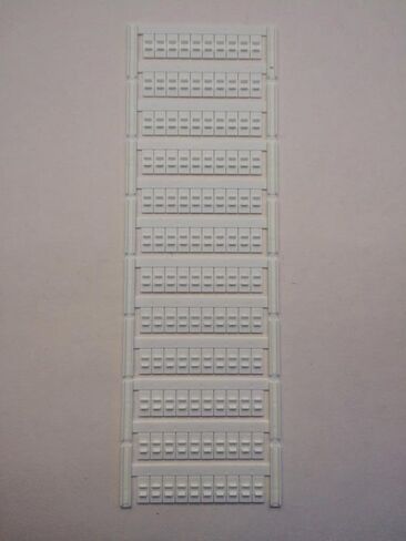 Dinkle TM27W DIN Rail Terminal Block Marking Tags for DK4 DK4N, Pack of 10 in Saudi Arabia