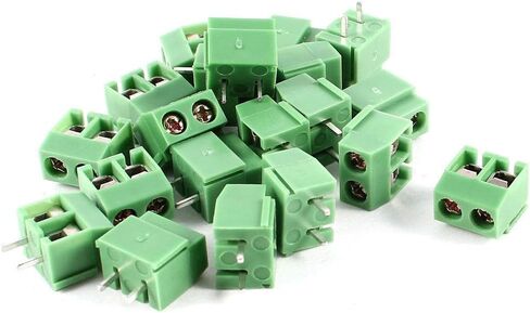 DBParts 20 قطعة 2 دبوس (2 القطب) المكونات في المسمار محطة كتلة موصل 5 مللي متر لوحة الملعب PCB جبل لتقوم بها بنفسك in Kuwait