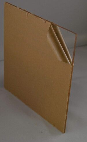 3/8" (0.354") Clear Acrylic Sheet 24"x12" Cast Plexiglass (9mm) Thick Nominal Size AZM in Saudi Arabia
