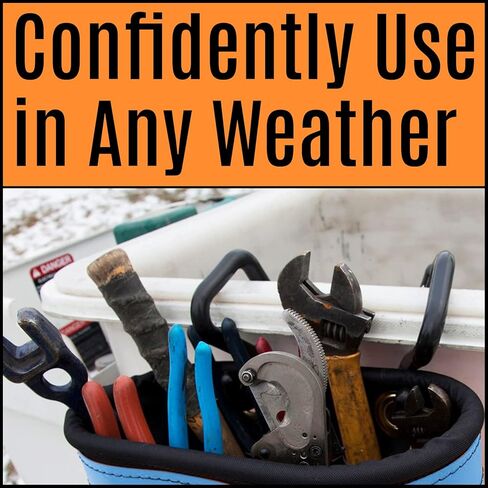 [عبوتان] خطافات دلو Lineman لتأمين مريلة الأدوات أو الحقيبة البيضاوية تناسب دلاء الشفاه مقاس 2 بوصة - خطافات Lineman متينة وآمنة وسهلة الاستخدام - حامل أدوات دلو Lineman لجميع المواسم - ملحقات Lineman in Kuwait