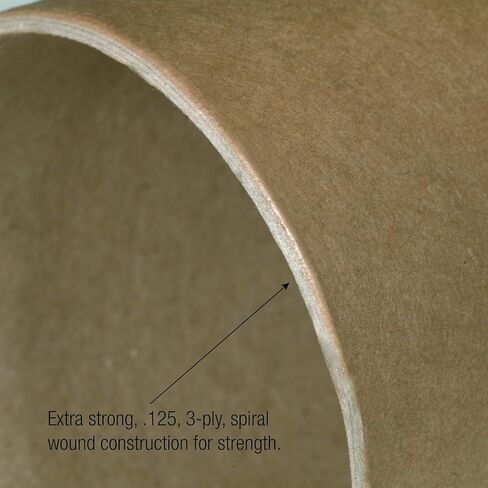 أنابيب بريدية من Aviditi Kraft شديدة التحمل، 3 بوصة × 72 بوصة، عبوة من 15 قطعة، للشحن والتخزين والبريد وحماية المستندات والمخططات والملصقات in Kuwait