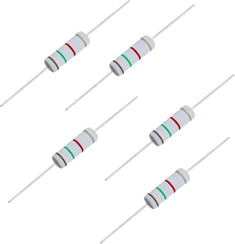 Aopin 20K Ohm Metal Oxide Film Resistor, ±5% Tolerance High-Accuracy 5 Watt Resistor for Electronic Circuit, Alternative Resistance for DIY Projects & Experiments 20 Pcs in Saudi Arabia