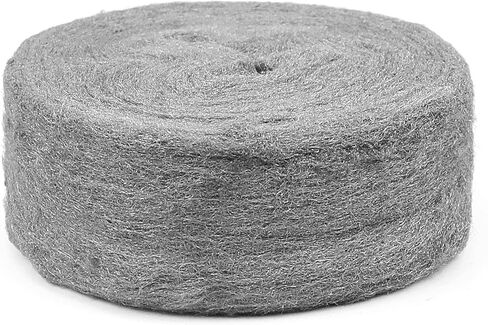 Stainless Steel Wool, Steel Wool Fill Fabric Roll, Gap Blocker Coarse Wire Hardware Cloth DIY Kit for Holes, Wall, Garden, Kitchen, Pipeline in Garage (20FT) in Saudi Arabia