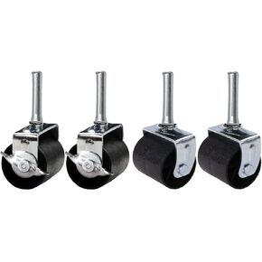 طقم من 4 عجلات عجلات متينة (قفل، قطعتان بدون قفل) بإطار سرير معدني من Khome in Kuwait