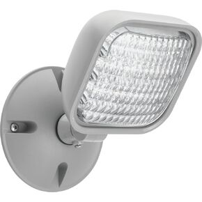 مصباح طوارئ واحد من Lithonia Lighting ERE GY SGL WP M12 LED ، رمادي