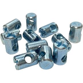 1/4 "-20 قبالة مركزية متقاطعة وتد صواميل أسطوانية مشقوقة محرك فيليبس الهجين 5/8" ارتفاع - مجموعة من 12 in Kuwait