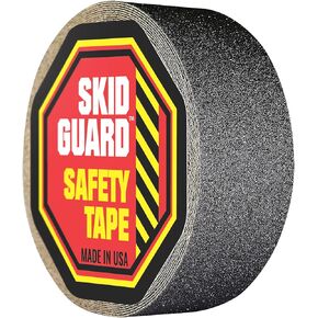 SKID GUARD Grip Tape for Stairs (2x30') Anti-Slip Tape - Non Skid Black Grip Tape - Non Slip Tape for Indoor, Outdoor Steps - Grip Tape for Skateboards -Anti Slip Stair Treads - Traction Friction Tape