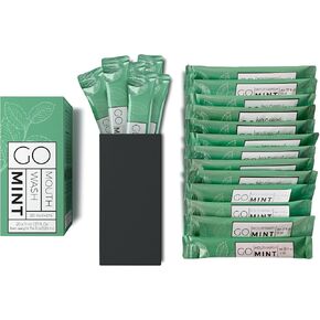 BOLD Mint GO Travel Size Mouthwash Packets BOLD Mint – Individual Mini Mouthwash for Fresh Breath - Smart Packet Design to reduce travel bottle waste -BOLD Mint Flavored Portable Travel Mouthwash Bulk in Saudi Arabia