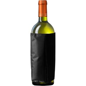 PresenceHHH Rapid Ice Wine Bottle Cooler - Reusable & Elegant Chill Cooler with Sleeve & Refrigerant Gel - Iceless Chiller for Champagne, Beer, & Wine Bottles – (Black - 36x17cm) in Saudi Arabia