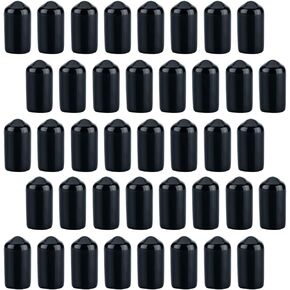 150 Pack Liquor Bottle Covers, Bottle Caps, Spout Covers, Spot Pourers- Black in Kuwait