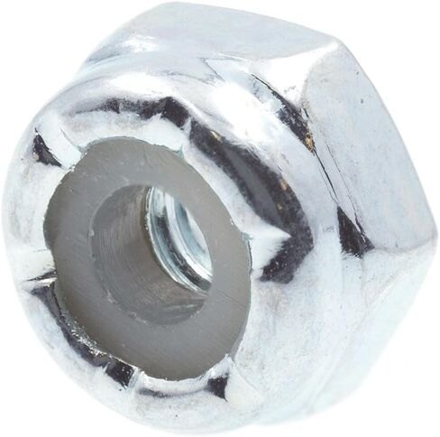Prime-Line 9074800 Nylon Insert Lock Nuts, #4-40, Grade 2 Zinc Plated Steel (50 Pack) in Saudi Arabia